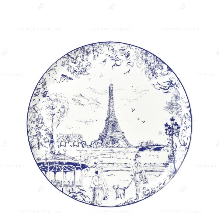 Тарелка тортовая 32см коллекции Tout Paris бренда Bernardaud