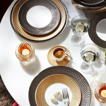 Коллекция Twist Platine бренда Bernardaud