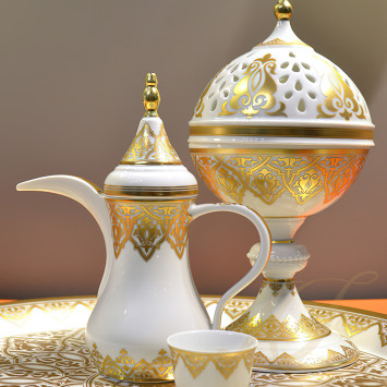 Кофейный сервиз на 6 персон коллекции Venise бренда Bernardaud