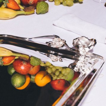 Поднос прямоугольный с ручками 53 x 42см коллекции Anemone 