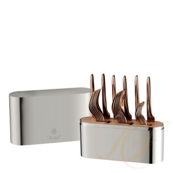 Набор столовых приборов на 6 персон, 24 предметов  коллекции Concorde Variations + L'Ame - медный 