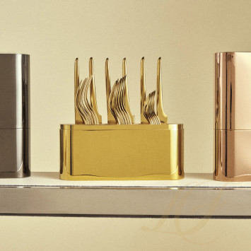 Набор столовых приборов на 6 персон, 24 предметов  коллекции Concorde Variations - золотой + Osiris 