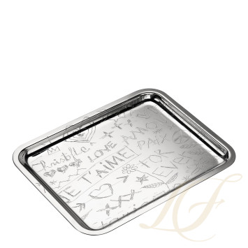 Поднос прямоугольный 20 x 16см коллекции Graffiti 
