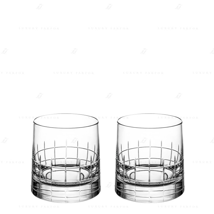 Стакан для виски Double Old-Fashioned, 2шт. 0,24л коллекции Graphik бренда Christofle