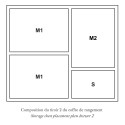 Ящик, 120 предметов 44,4 х 38,8 х 20,7см коллекции Хранение бренда Christofle