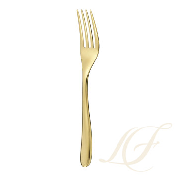 Десертная вилка 17см коллекции L'Ame - золотой 
