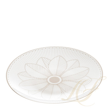 Тарелка десертная 16см коллекции Malmaison Impériale Platin бренда Christofle