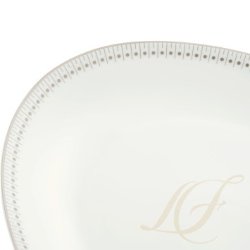 Блюдо овальное 38см коллекции Malmaison Impériale Platin бренда Christofle