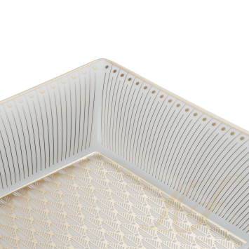 Поднос прямоугольный 20 х 16см коллекции Malmaison Impériale Or бренда Christofle