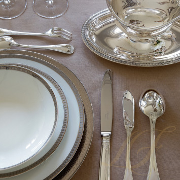 Коллекция Malmaison Platin бренда Christofle