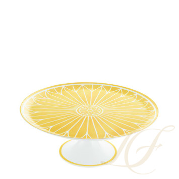 Блюдо для пирога на ножке 32см коллекции Malmaison Riviera бренда Christofle