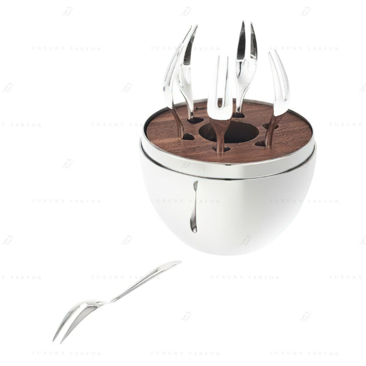 Набор из 6 коктейльных вилок 13см коллекции Mood 