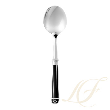 Сервировочная ложка для салата 25см коллекции Talisman Black 