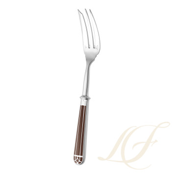 Сервировочная вилка 26см коллекции Talisman Cocoa 