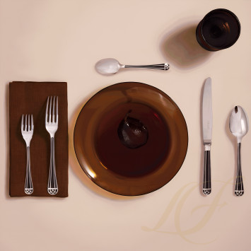 Меню-ложка 20см коллекции Talisman Cocoa 