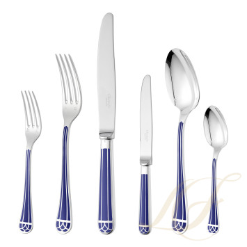 Набор столовых приборов на 6 персон, 36 предметов коллекции Talisman Royal Blue 