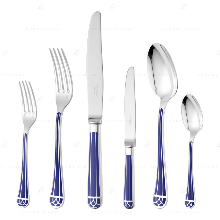 Набор столовых приборов на 6 персон, 36 предметов коллекции Talisman Royal Blue 