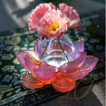 Солифор 19,5см коллекции Jardin de Lotus бренда Daum