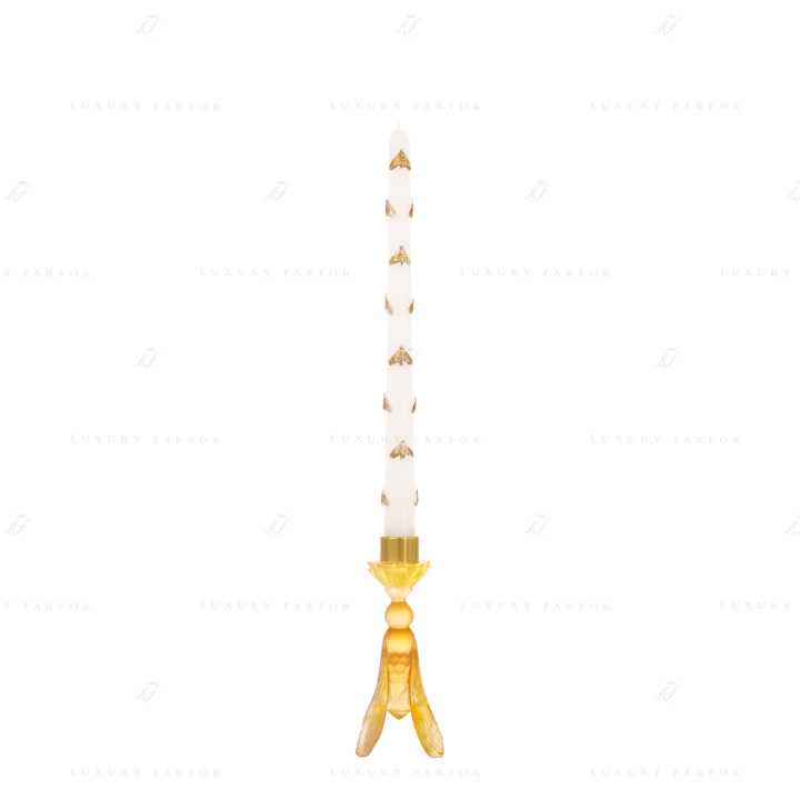 Подсвечник 37см коллекции Or d'abeille бренда Daum