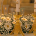 Подсвечник 37см коллекции Or d'abeille бренда Daum