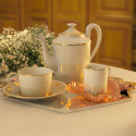 Чашка кофейная с блюдцем 0,13л, 2шт. коллекции Or d'abeille бренда Daum