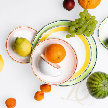 Чашка эспрессо с блюдцем 0,11л коллекции Capri 