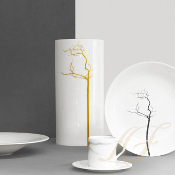 Чашка эспрессо с блюдцем 0,1л коллекции Carrara бренда Dibbern