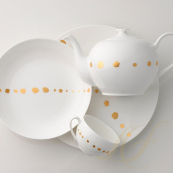 Тарелка 28см коллекции Golden Pearls бренда Dibbern