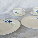 Чашка эспрессо с блюдцем 0,11л коллекции Impression - Blau бренда Dibbern