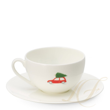 Чашка кофейная с блюдцем 0,25л коллекции Noel бренда Dibbern