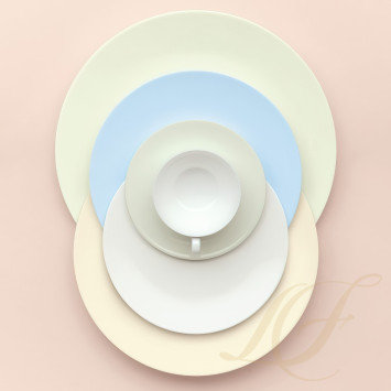 Тарелка 24см коллекции Pastell - Puder бренда Dibbern