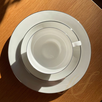 Чашка кофейная с блюдцем 0,25л коллекции Platin Line бренда Dibbern