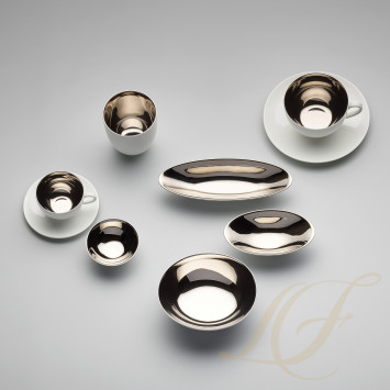 Чашка кофейная с блюдцем 0,25л коллекции Platinum бренда Dibbern