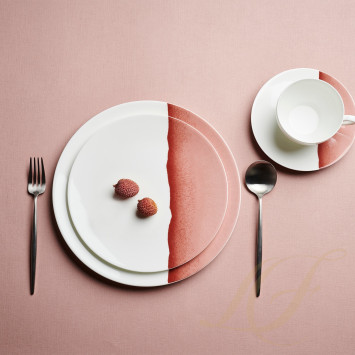 Блюдце для чашки 16см коллекции Silhouette - Terra бренда Dibbern