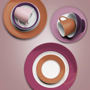 Коллекция Solid Color Blush бренда Dibbern