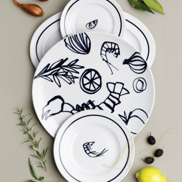 Коллекция Solid Color Brasserie бренда Dibbern