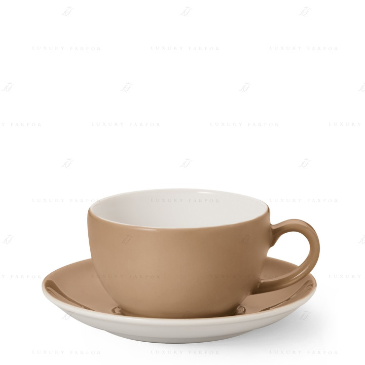Чашка капучино с блюдцем 0,3л коллекции Solid Color 
