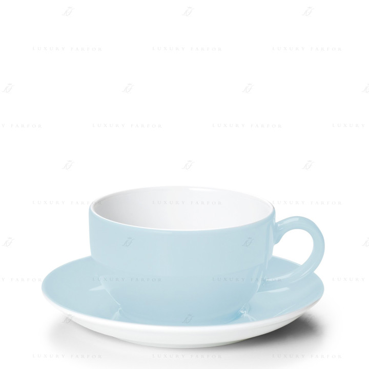 Чашка капучино с блюдцем 0,3л коллекции Solid Color 