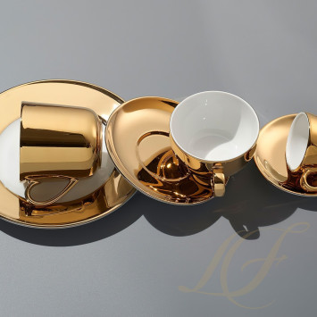 Чашка эспрессо с блюдцем 0,09л коллекции Solid Color 