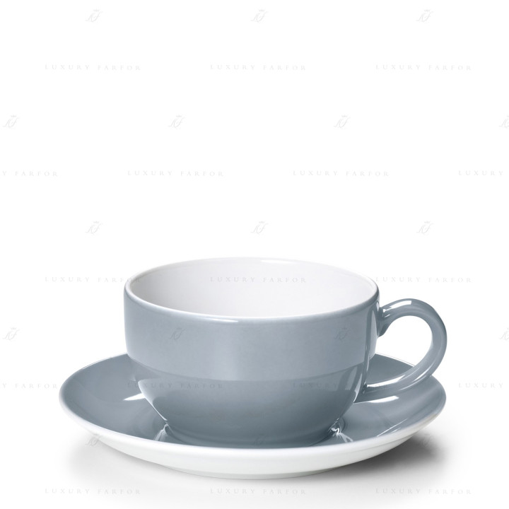 Чашка капучино с блюдцем 0,3л коллекции Solid Color 