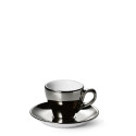 Чашка эспрессо с блюдцем 0,09л коллекции Solid Color - Platin бренда Dibbern