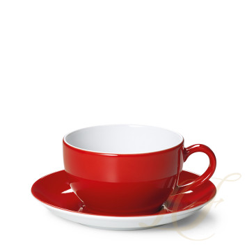Чашка кофейная с блюдцем 0,25л коллекции Solid Color - Rot бренда Dibbern