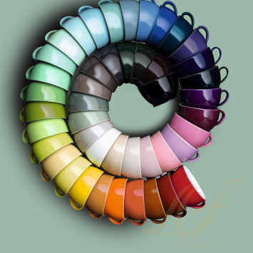 Чашка капучино с блюдцем 0,3л коллекции Solid Color 