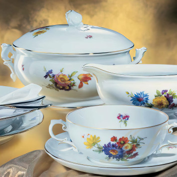 Кофейный сервиз на 6 персон коллекции Alt-Fuerstenberg Bunte Blume бренда Fürstenberg