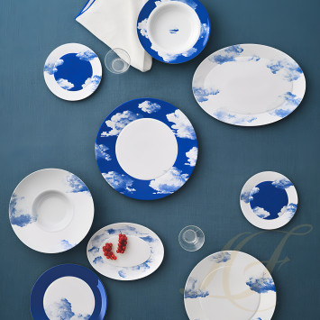 Тарелка суповая 23см коллекции Auréole Rêverie бренда Fürstenberg