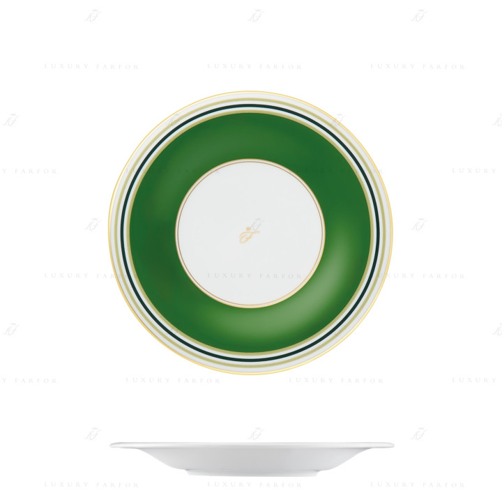 Тарелка десертная 18см коллекции Fluen Heritage Green бренда Fürstenberg