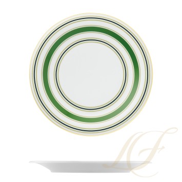 Тарелка закусочная 24см коллекции Fluen Heritage Green бренда Fürstenberg