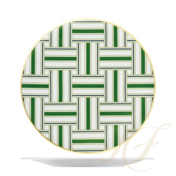 Тарелка подстановочная 32см коллекции Fluen Heritage Green бренда Fürstenberg