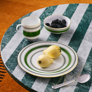 Чаша десертная 12см коллекции Fluen Heritage Green бренда Fürstenberg