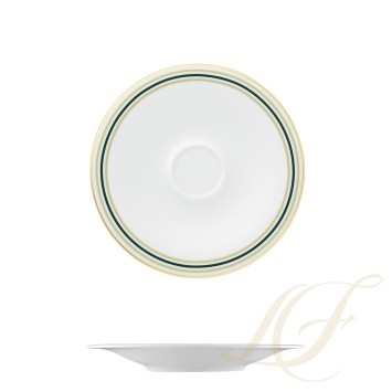 Блюдце 17см коллекции Fluen Heritage Green бренда Fürstenberg